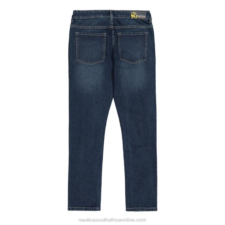 Deep Navy Heather Boys\' Skinny Denim (8-20) Nautica 6LZP1056