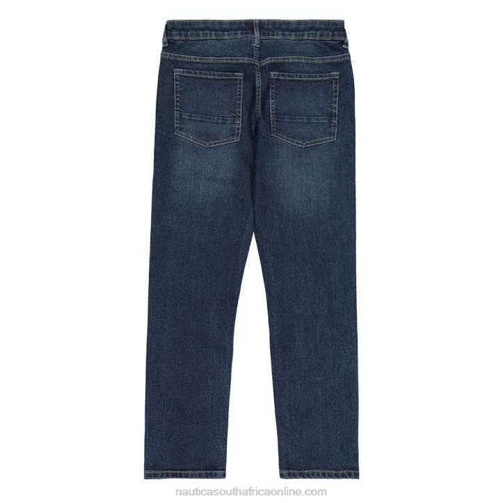 Deep Navy Heather Boys\' Straight Denim (8-20) Nautica 6LZP1070