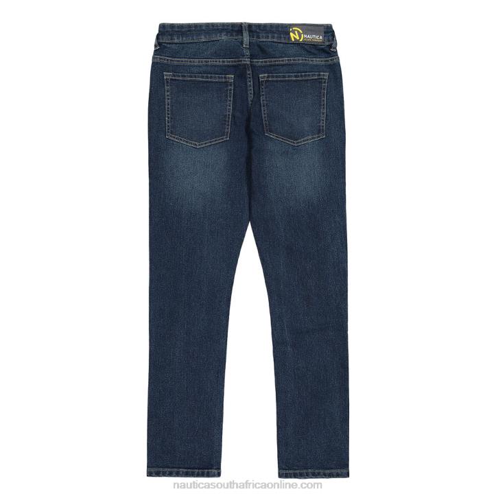 Deep Navy Heather Little Boys\' Skinny Denim (4-7) Nautica 6LZP1083