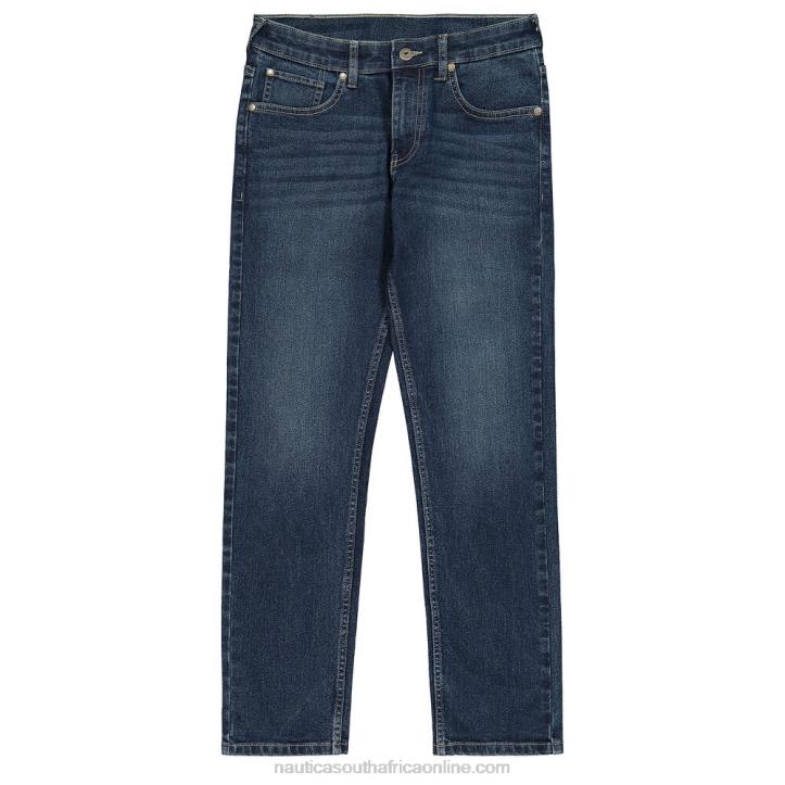 Deep Navy Heather Little Boys' Straight Denim (4-7) Nautica 6LZP1080
