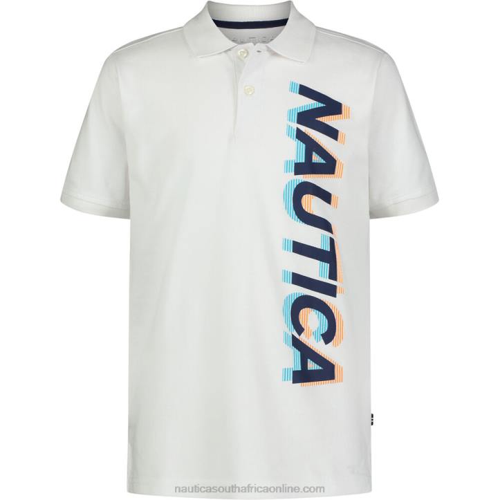 Antique White Wash Little Boys\' Logo Polo (4-7) Nautica 6LZP1301