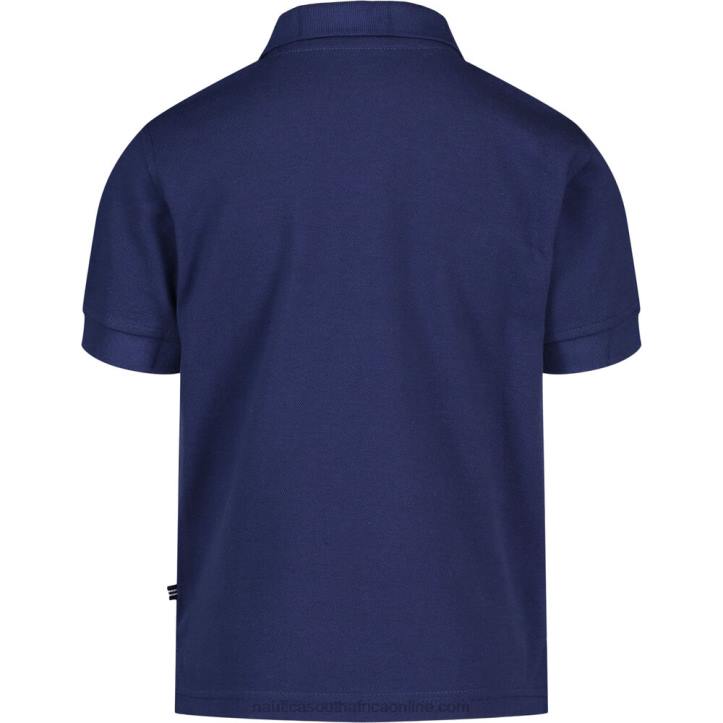 J Navy Little Boys\' Logo Graphics Polo (4-7) Nautica 6LZP1127