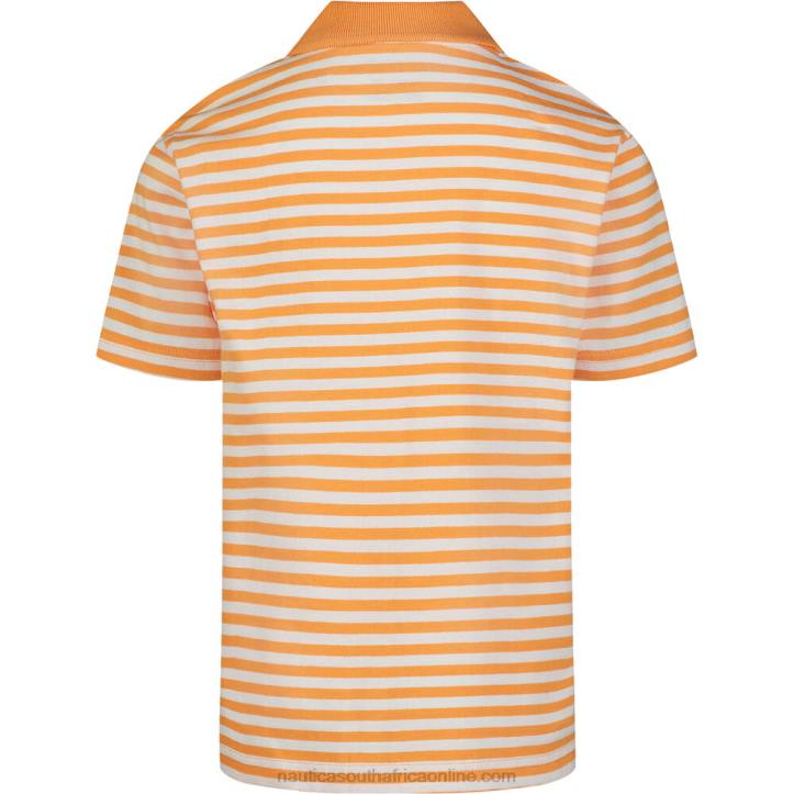 Sailor Red Boys\' Striped Polo (8-20) Nautica 6LZP1051