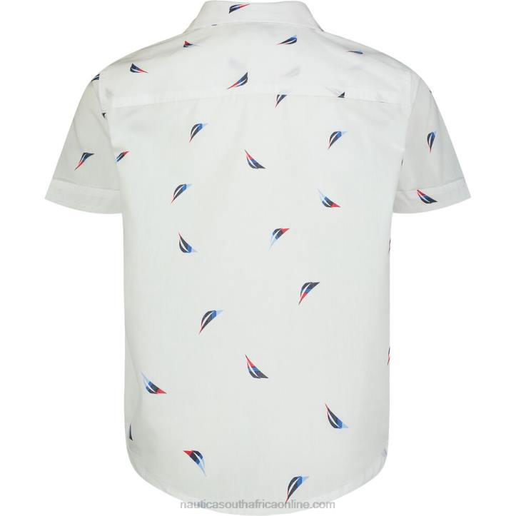 Antique White Wash Boys\' Printed Shirt (8-20) Nautica 6LZP1299