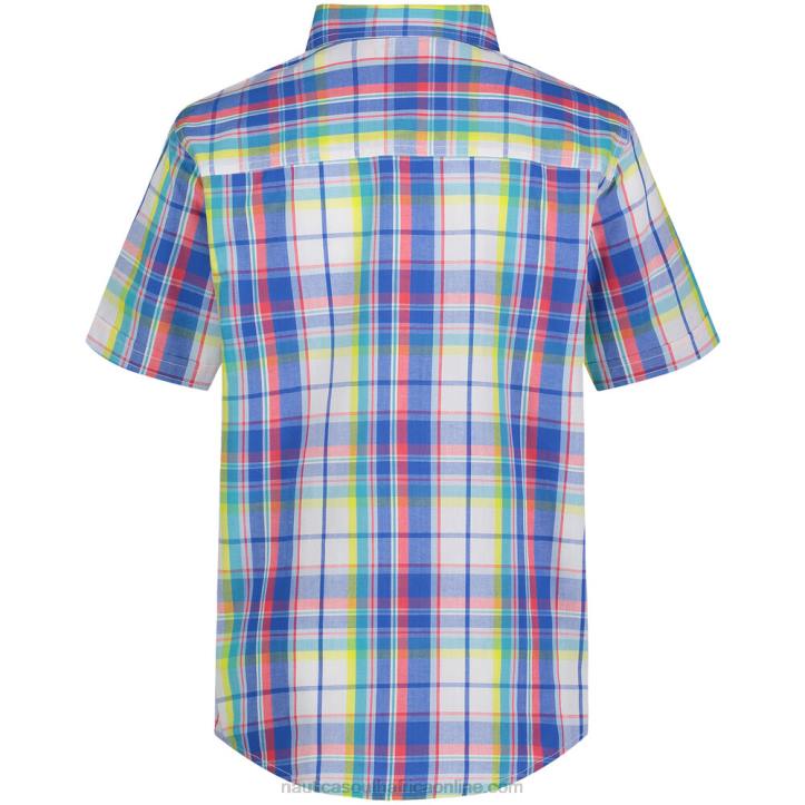Antique White Wash Toddler Boys\' Plaid Shirt (2T-4T) Nautica 6LZP1271