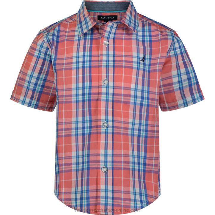 Teaberry Toddler Boys' Plaid Shirt (2T-4T) Nautica 6LZP1306