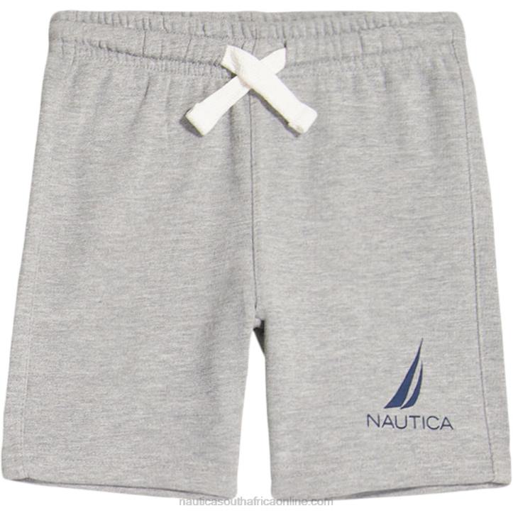 Grey Heather Little Boys' Solid Knit Short (4-7) Nautica 6LZP1212