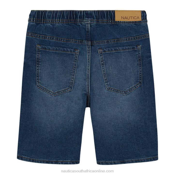 Horizon Blue Toddler Boys\' Pull-On Denim Short (2T-4T) Nautica 6LZP1255