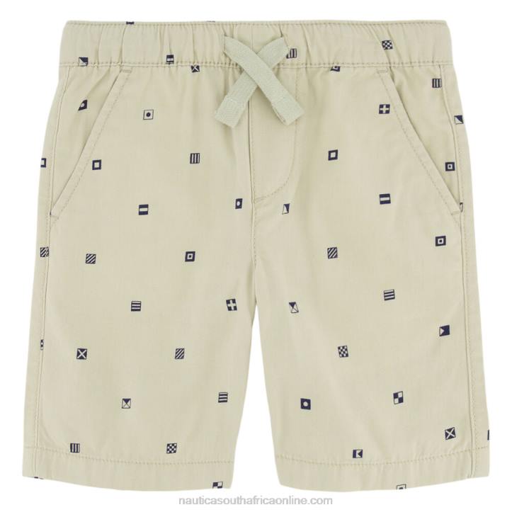 Oyster Bay Heather Boys' Embroidered Pull-On Short (8-20) Nautica 6LZP1086