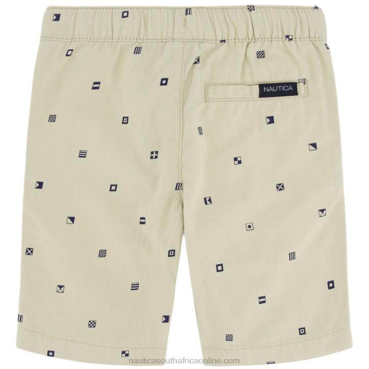 Oyster Bay Heather Little Boys\' Embroidered Pull-On Short (4-7) Nautica 6LZP1081