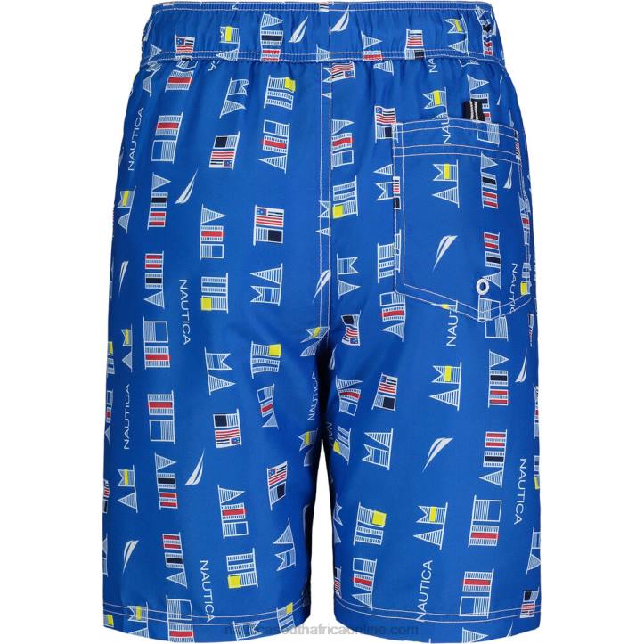 True Navy Toddler Boys\' Flag Print Swim Short (2T-4T) Nautica 6LZP1253
