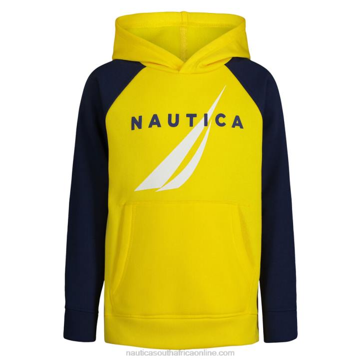 Marigold Toddler Boys' Colorblock Logo Pullover (2T-4T) Nautica 6LZP1172