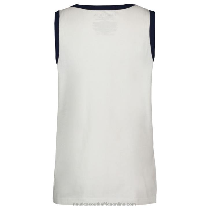 Antique White Wash Boys\' Pride Love Graphic Tank (8-20) Nautica 6LZP597