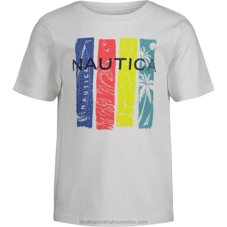 Antique White Wash Little Boys' Island Graphic T-Shirt (4-7) Nautica 6LZP1184
