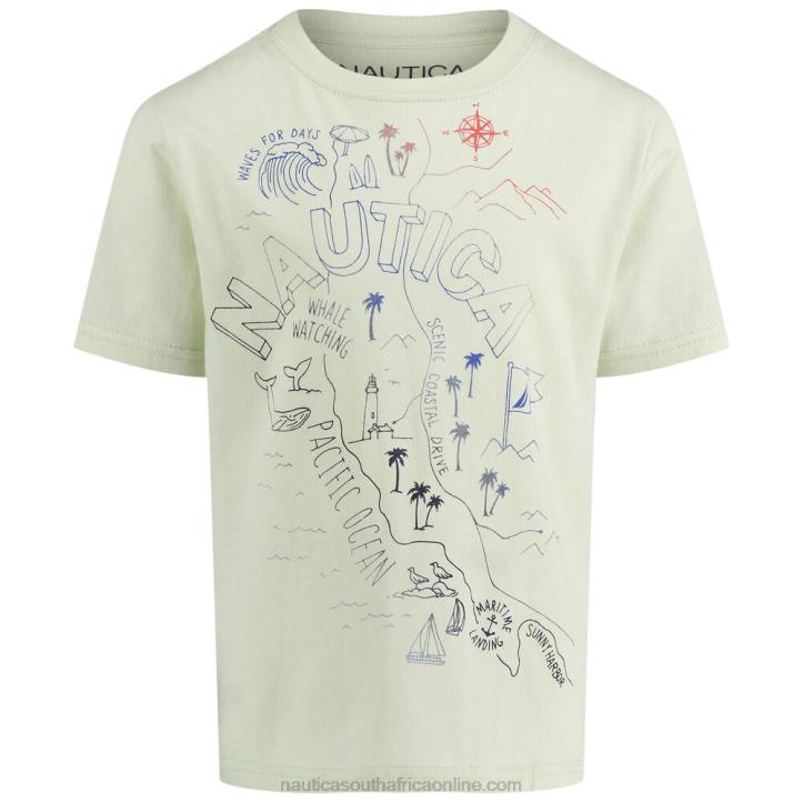 Ivy Little Boys' Pacific Coast Graphic T-Shirt (4-7) Nautica 6LZP1133
