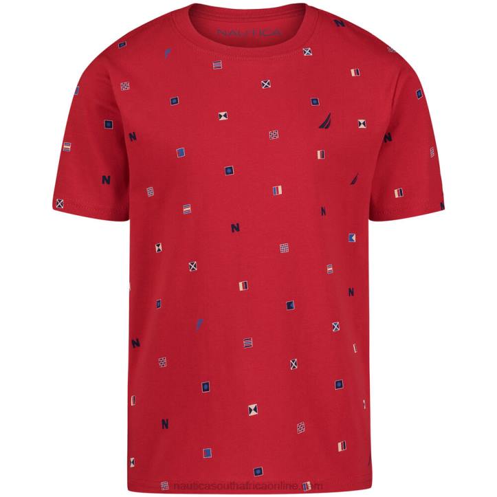 Melonberry Toddler Boys' Signal Code T-Shirt (2T-4T) Nautica 6LZP1213