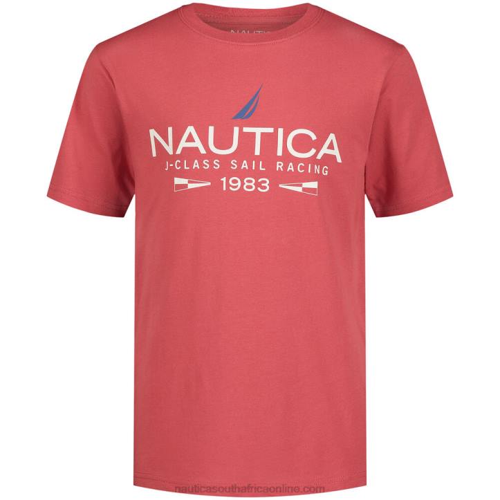 Orchid Pink Little Boys\' J-Class Racing T-Shirt (4-7) Nautica 6LZP1141