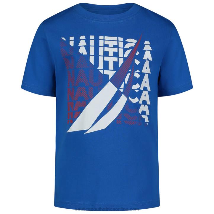 True Navy Boys\' Square Shade Graphic T-Shirt (8-20) Nautica 6LZP1187