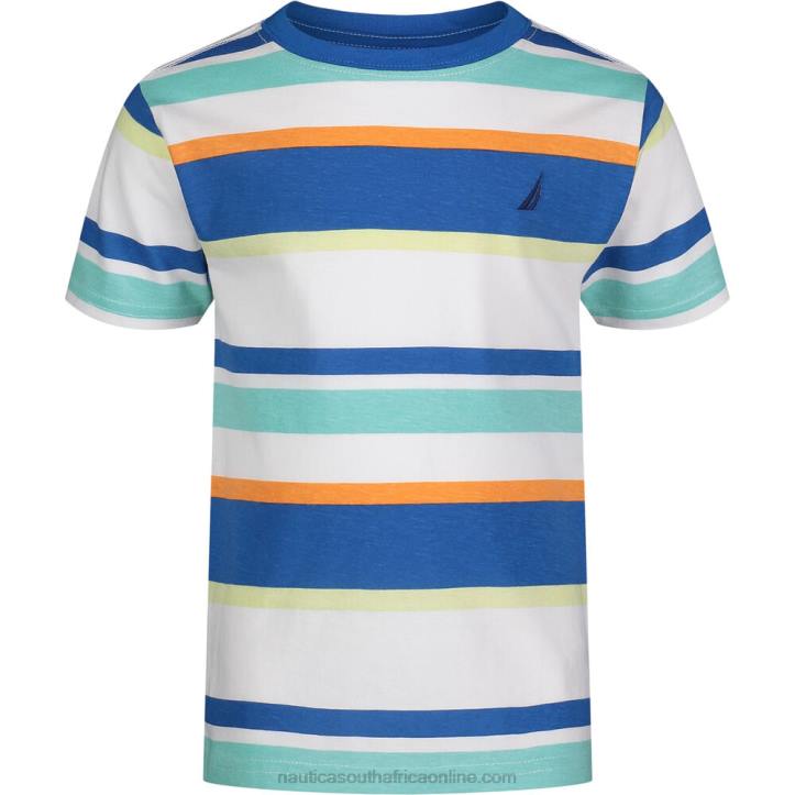True Navy Little Boys\' Prep Striped T-Shirt (4-7) Nautica 6LZP1274