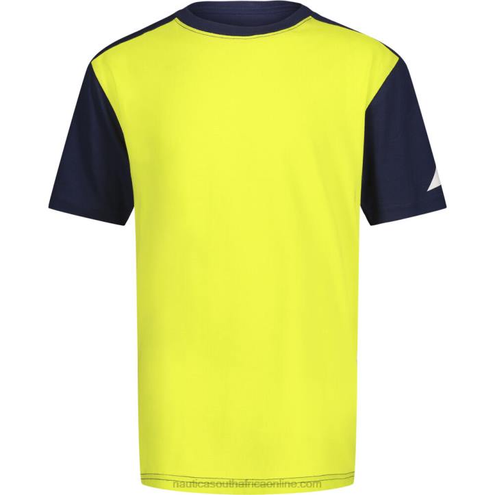 Yellow Zest Boys' Shoulder Logo T-Shirt (8-20) Nautica 6LZP1152