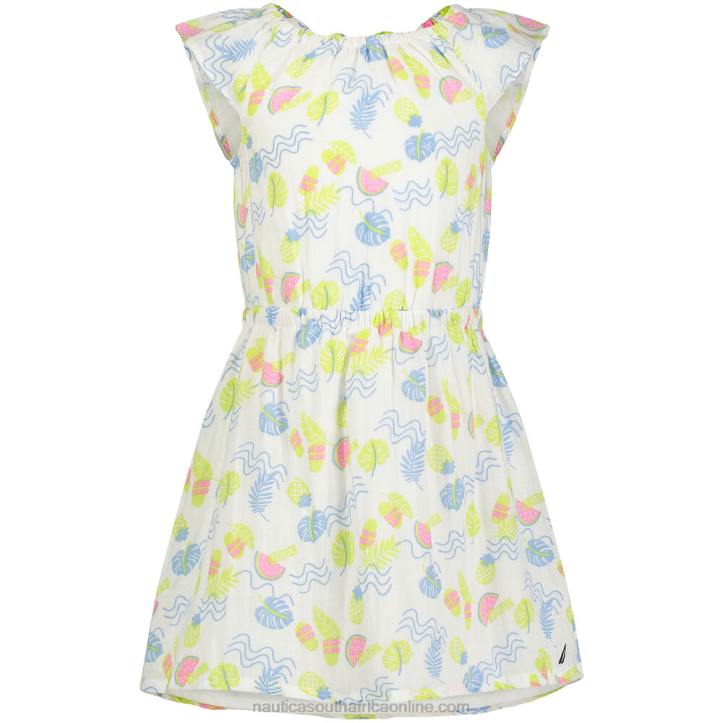 Antique White Wash Girls' Beach Day Dress (7-16) Nautica 6LZP1481