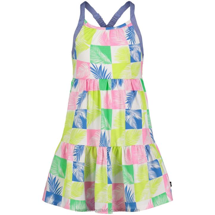 Antique White Wash Girls' Printed Tiered Dress (7-16) Nautica 6LZP1464