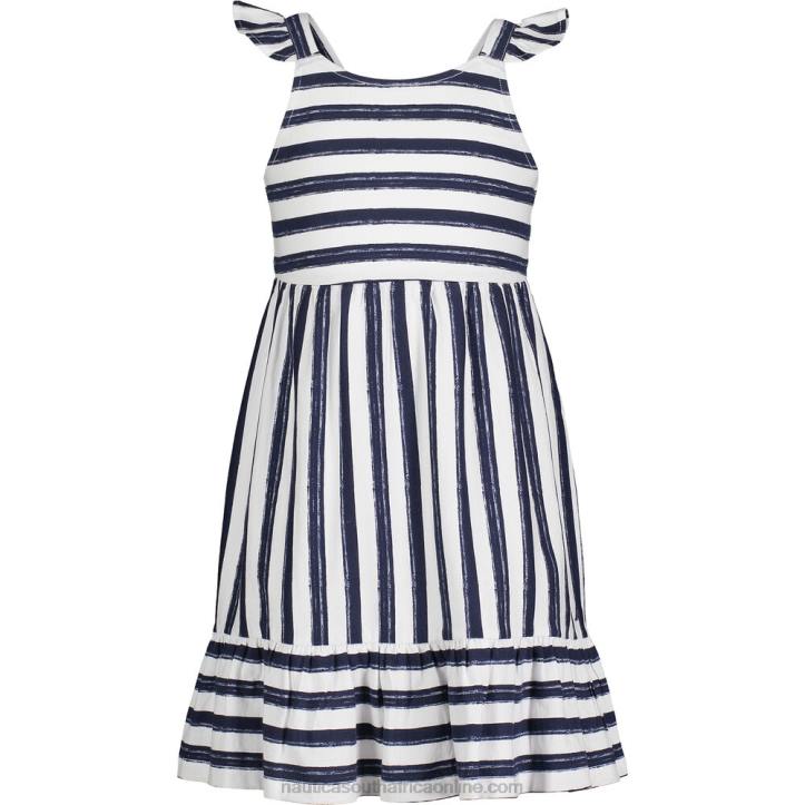 Navy Toddler Girls' Watercolor-Stripe Dress (2T-4T) Nautica 6LZP1548