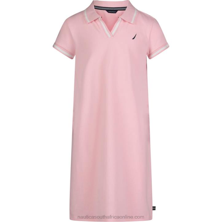 Sunguard Red Little Girls' Polo Dress (4-6X) Nautica 6LZP1514