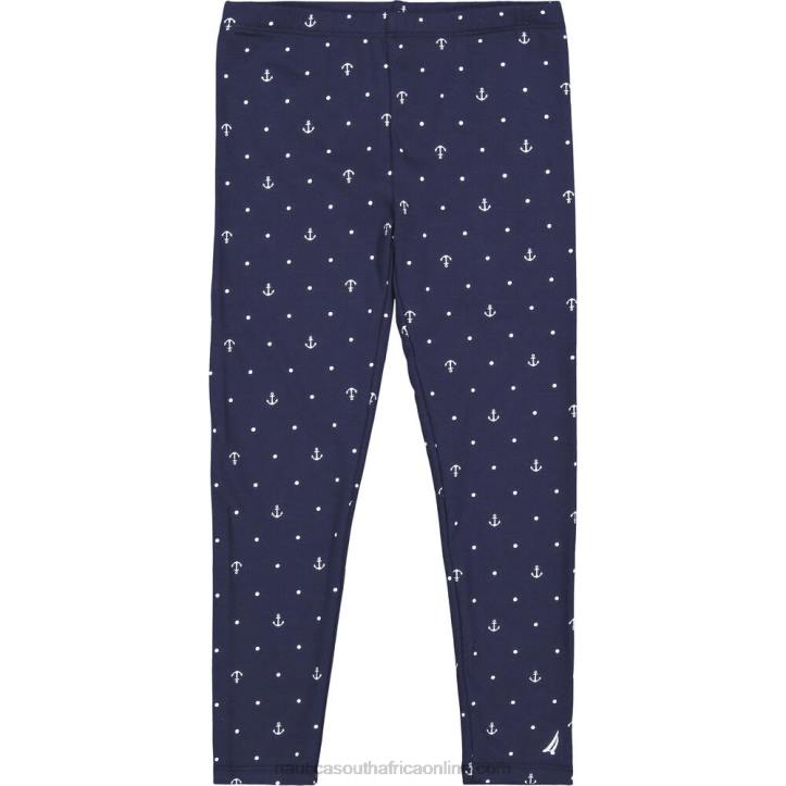 Navy Girls' Anchor And Dot Print Legging (7-16) Nautica 6LZP1324