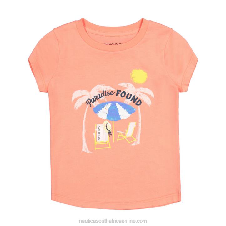 Cruise Toddler Girls' Paradise Found T-Shirt (2T-4T) Nautica 6LZP1448