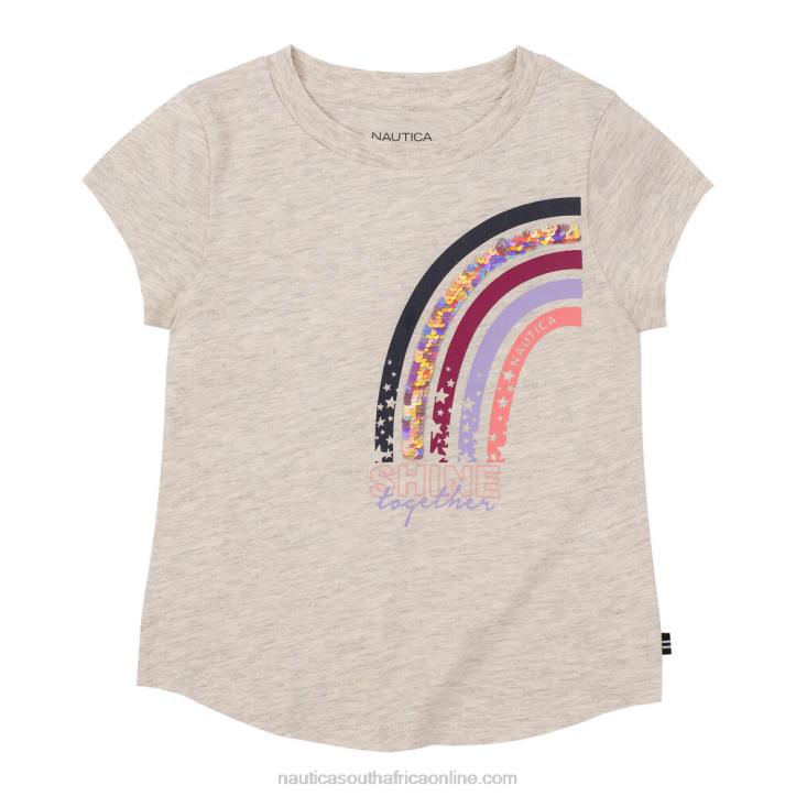 Demitasse Toddler Girls' Shine Together T-Shirt (2T-4T) Nautica 6LZP1405