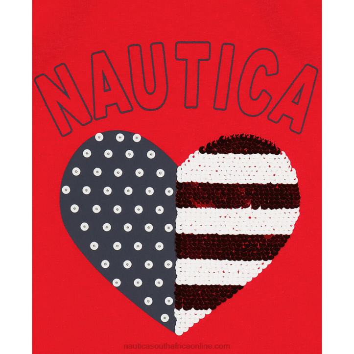 Pale Orchid Girls\' Sequin Heart Tank (7-16) Nautica 6LZP1516