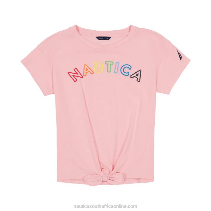 Watermelon Little Girls' Tie-Front T-Shirt (4-6X) Nautica 6LZP1517