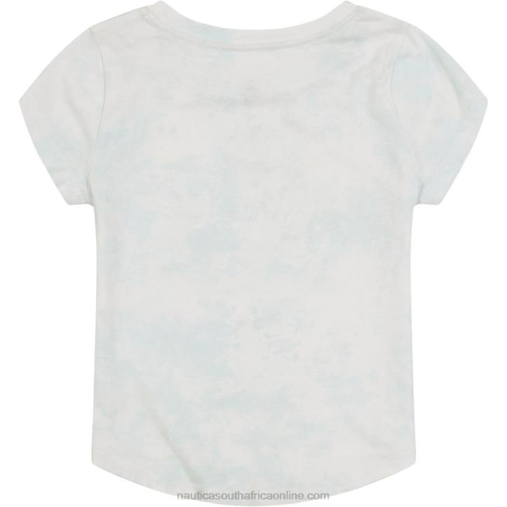 Worn Chambray Little Girls\' Sunshine Graphic T-Shirt (4-6X) Nautica 6LZP1429