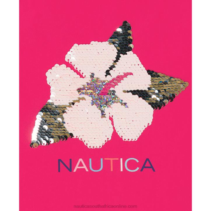 Dark Acacia Girls\' Flower One-Piece (7-16) Nautica 6LZP1316