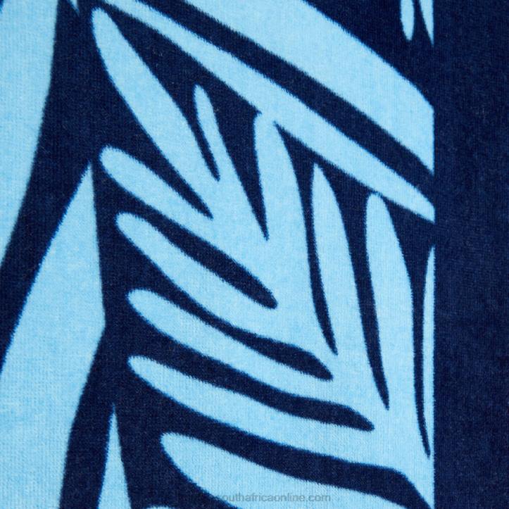 Ballard Blue MenPalm Print Logo Beach Towel Nautica 6LZP911