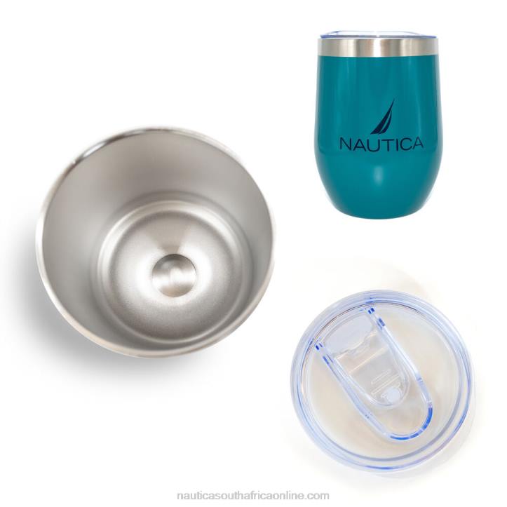 Multi MenLogo Double-Walled Stainless Steel Short Tumbler Nautica 6LZP252