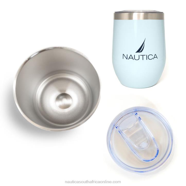 Multi MenLogo Double-Walled Stainless Steel Short Tumbler Nautica 6LZP267