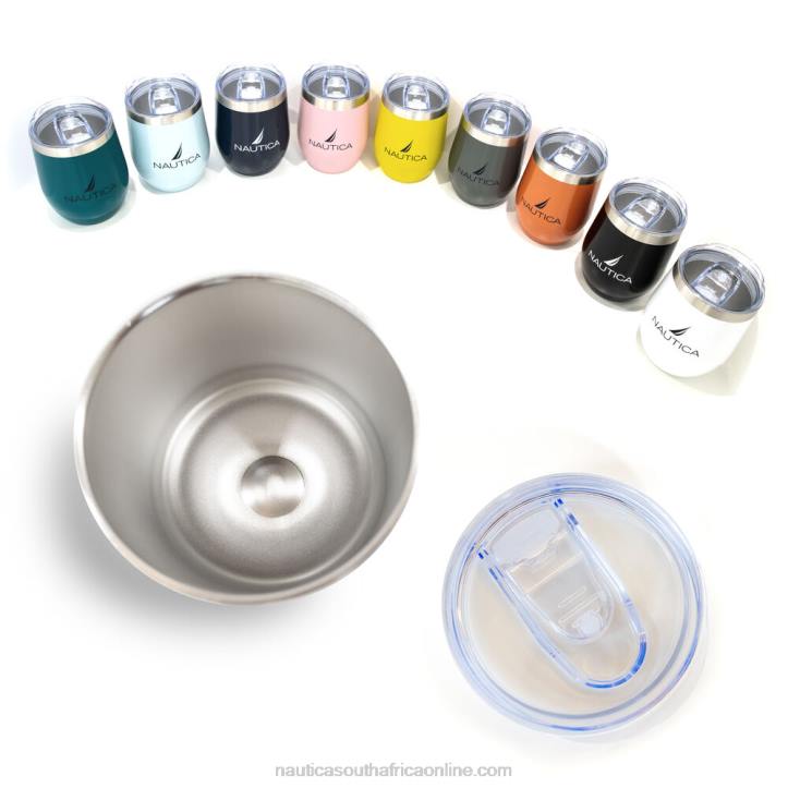 Multi MenLogo Double-Walled Stainless Steel Short Tumbler Nautica 6LZP335