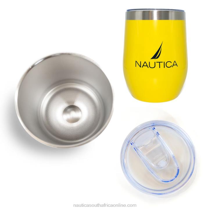 Multi MenLogo Double-Walled Stainless Steel Short Tumbler Nautica 6LZP335