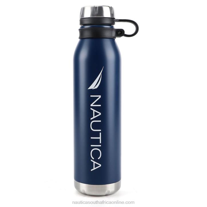 Navy MenLogo Double-Walled Stainless Steel Water Bottle Nautica 6LZP235