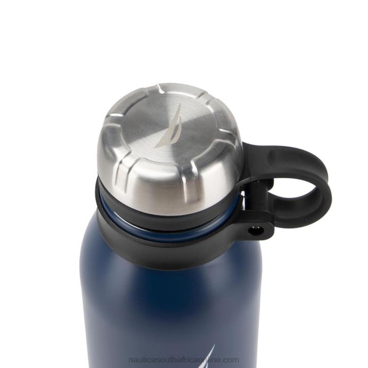 Navy MenLogo Double-Walled Stainless Steel Water Bottle Nautica 6LZP235