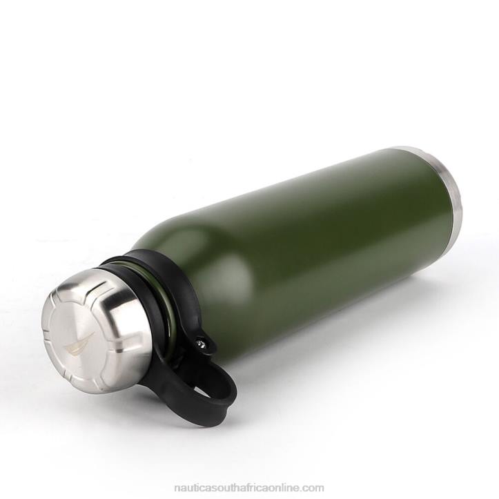 Olive MenLogo Double-Walled Stainless Steel Water Bottle Nautica 6LZP924