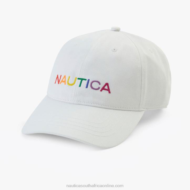 Bright White MenPride Cap Nautica 6LZP149