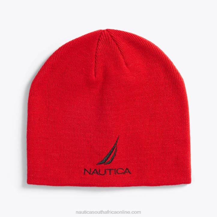 Nautica Red MenJ-Class Knit Hat Nautica 6LZP661