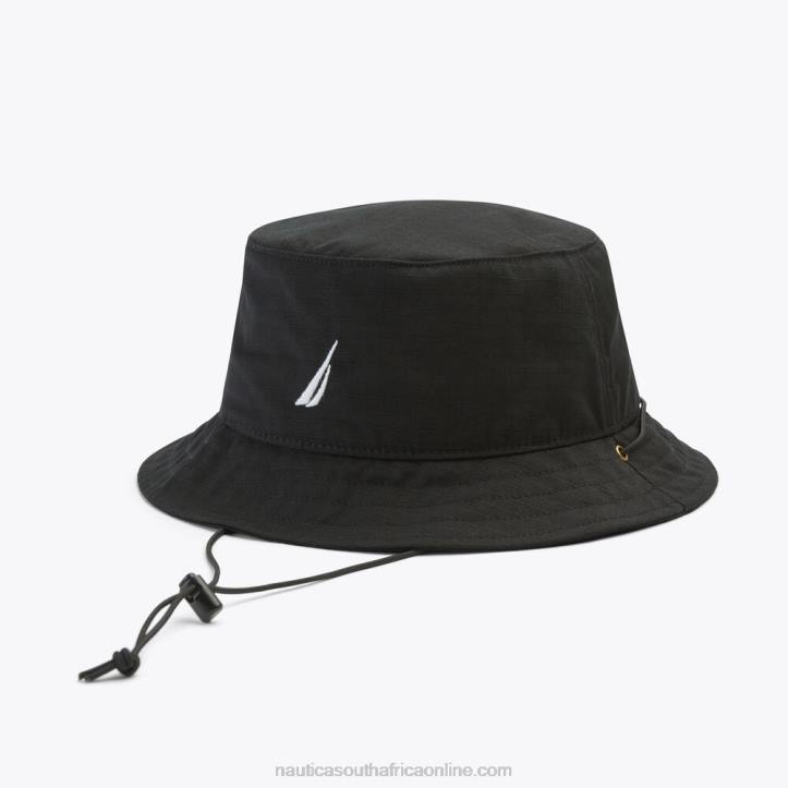 True Black MenJ-Class Boonie Bucket Hat Nautica 6LZP677