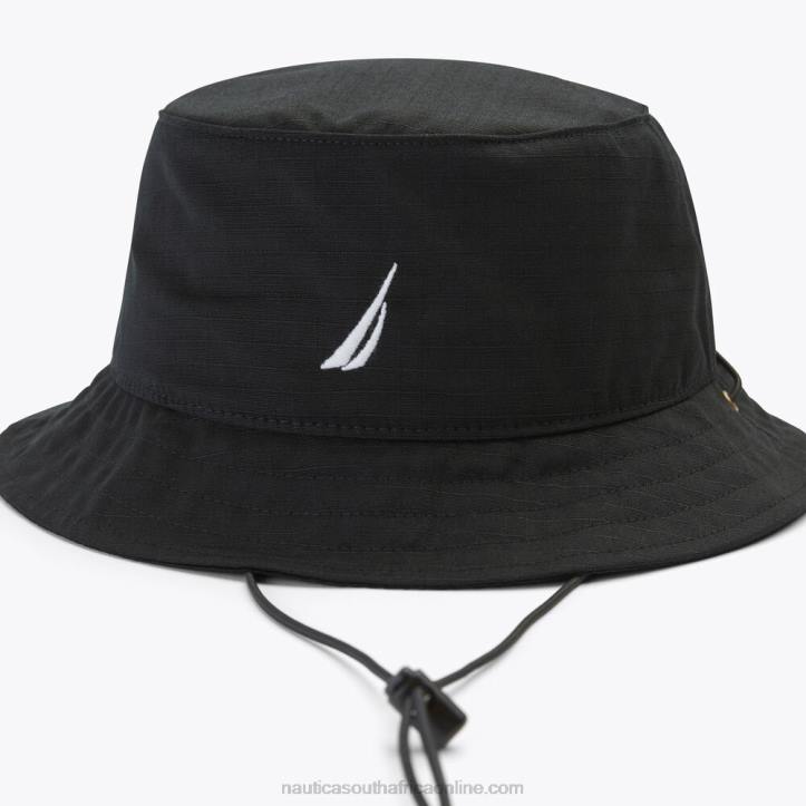 True Black MenJ-Class Boonie Bucket Hat Nautica 6LZP677