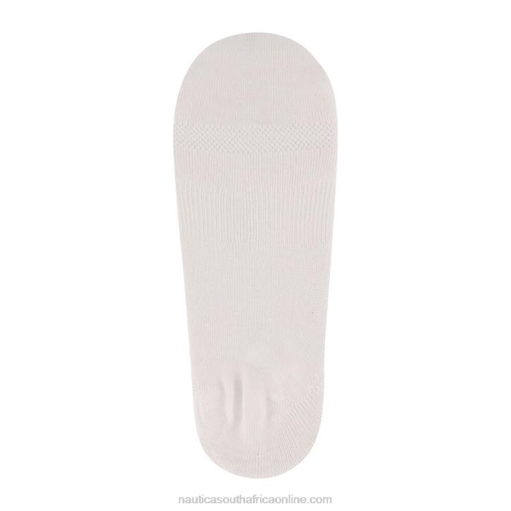 Black MenLogo Stretch Liner Socks 6-Pack Nautica 6LZP67