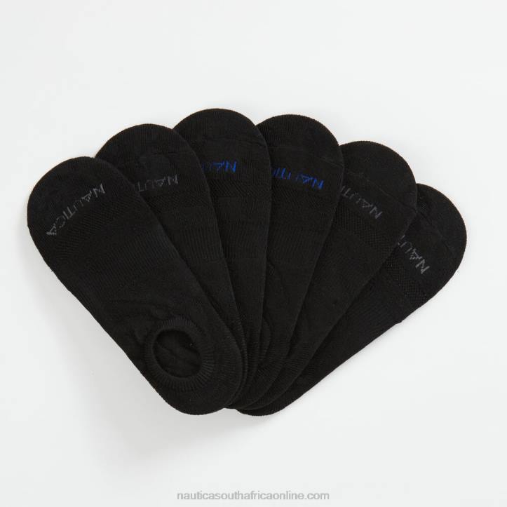 Dove MenLogo Stretch Liner Socks 6-Pack Nautica 6LZP68