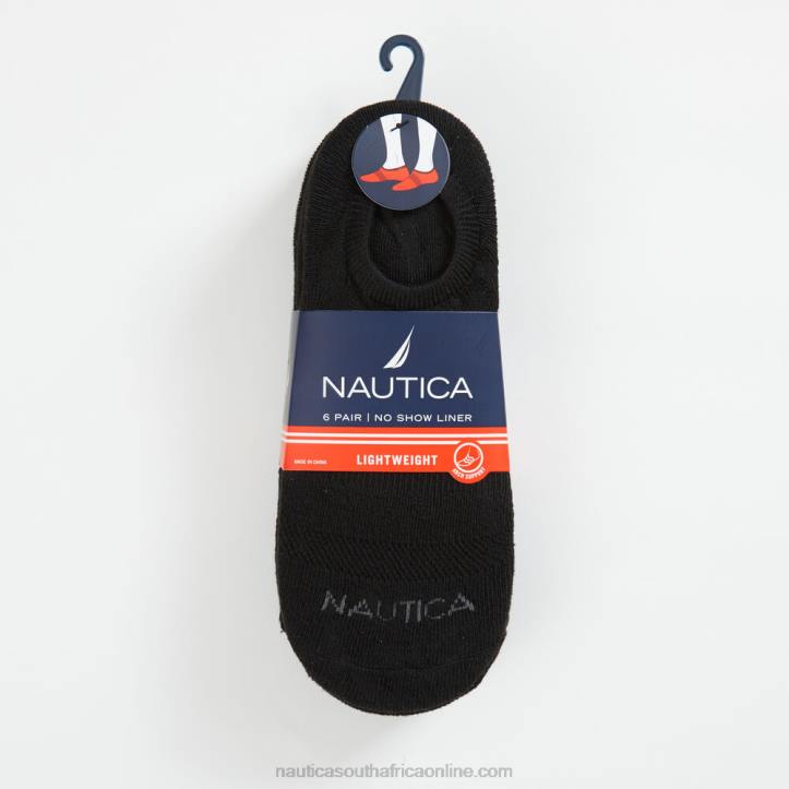 Dove MenLogo Stretch Liner Socks 6-Pack Nautica 6LZP68